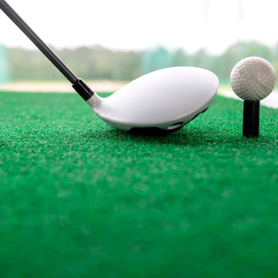 Which golf club to use: Use the The Mighty Driver From the tee-box